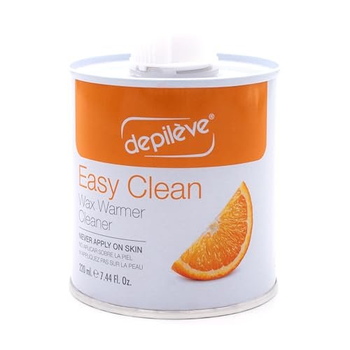 Depileve Easy Clean Citric Wax Cleaner and Remover for Warmers and Professional Equipment - Orange Scent - 7.7 oz - görsel 1