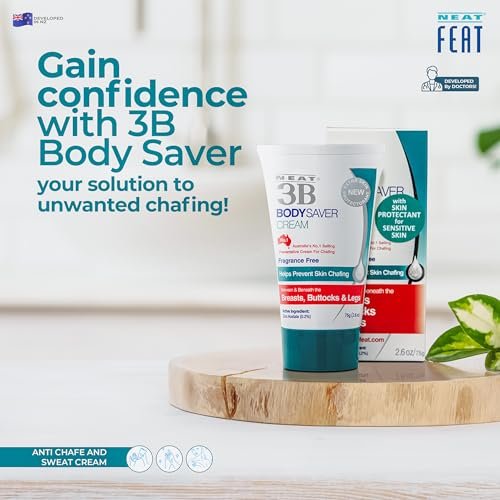 NEAT 3B Body Saver Anti-Chafe & Sweat Rash Cream - 2.6 oz - görsel 6