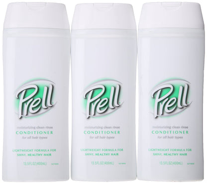 Prell Moisturizing Clean Rinse Conditioner 13.5 Fl Oz - 3 Pack Avelisse
