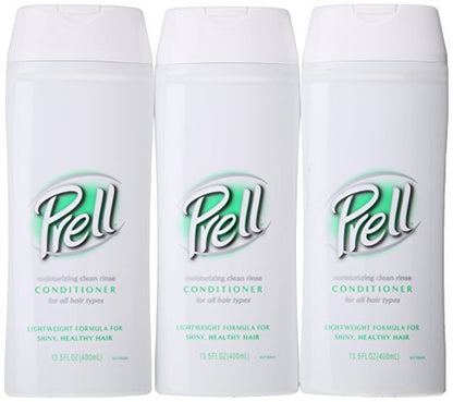 Prell Moisturizing Clean Rinse Conditioner 13.5 Fl Oz - 3 Pack Avelisse