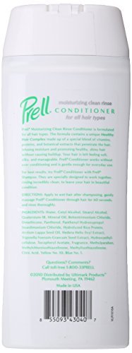 Prell Moisturizing Clean Rinse Conditioner 13.5 Fl Oz - 3 Pack Avelisse