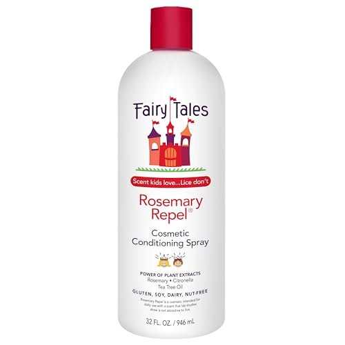 Fairy Tales Rosemary Repel Daily Kids Conditioning Spray Refill – 32 fl oz (Pack of 1) Avelisse
