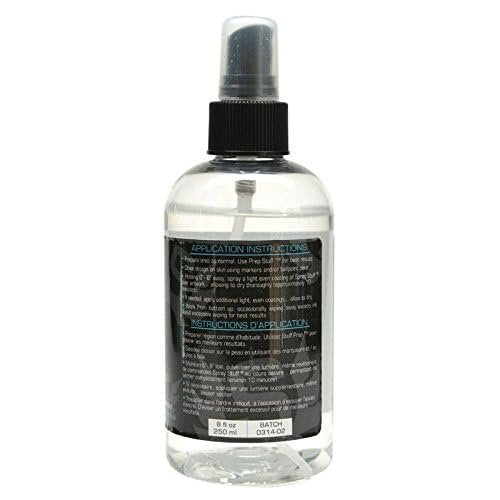 Stencil Stuff Transfer Spray 8 oz – Clear Tattoo Stencil Adhesive for Smooth Outlines Avelisse