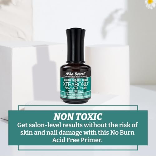 Mia Secret XTRABOND No-Burn Acid-Free Primer 1/2 oz. for Acrylic and UV Gels - görsel 10