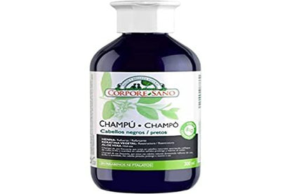 Corpore Sano Henna Palo Campeche Shampoo – 300 ml | Natural Hair Care for Dandruff & Hair Loss