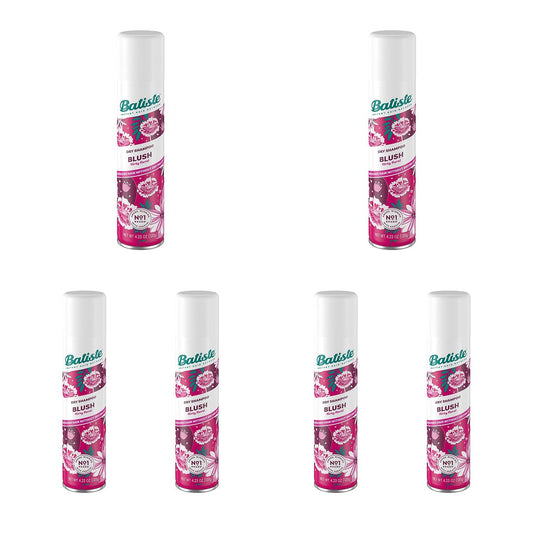 Batiste Blush Dry Shampoo – 6.73 oz (Pack of 6) for Voluminous, Fragrant Hair Avelisse
