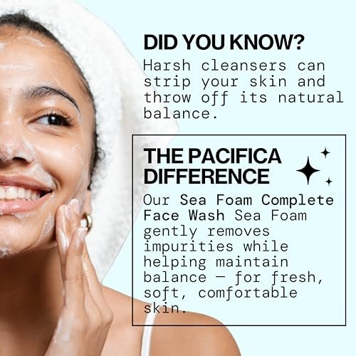 Pacifica Beauty Sea Foam Face Wash – Gentle Foaming Cleanser with Coconut Water & Sea Algae for Combination & Oily Skin, Vegan & Cruelty-Free, 5 Fl Oz - görsel 12
