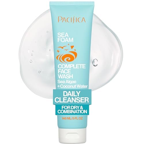 Pacifica Beauty Sea Foam Face Wash – Gentle Foaming Cleanser with Coconut Water & Sea Algae for Combination & Oily Skin, Vegan & Cruelty-Free, 5 Fl Oz - görsel 2