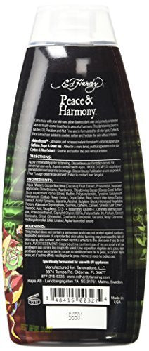 Ed Hardy Peace & Harmony Tanning Intensifier Bronzing Moisturizer Lotion - 10 oz - görsel 4