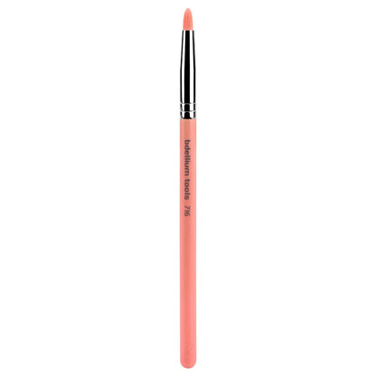 Bdellium Tools Pink Bambu Series 716 Smoky Eyeliner Brush – Soft Synthetic Fibers for Thick Lining