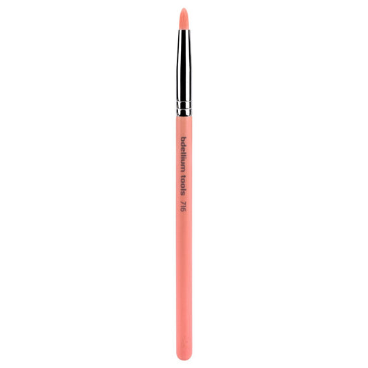 Bdellium Tools Pink Bambu Series 716 Smoky Eyeliner Brush – Soft Synthetic Fibers for Thick Lining
