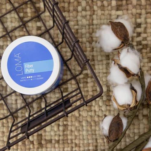 LOMA Fiber Putty 3 Ounce – White, Strong Hold Hair Styling Putty Avelisse