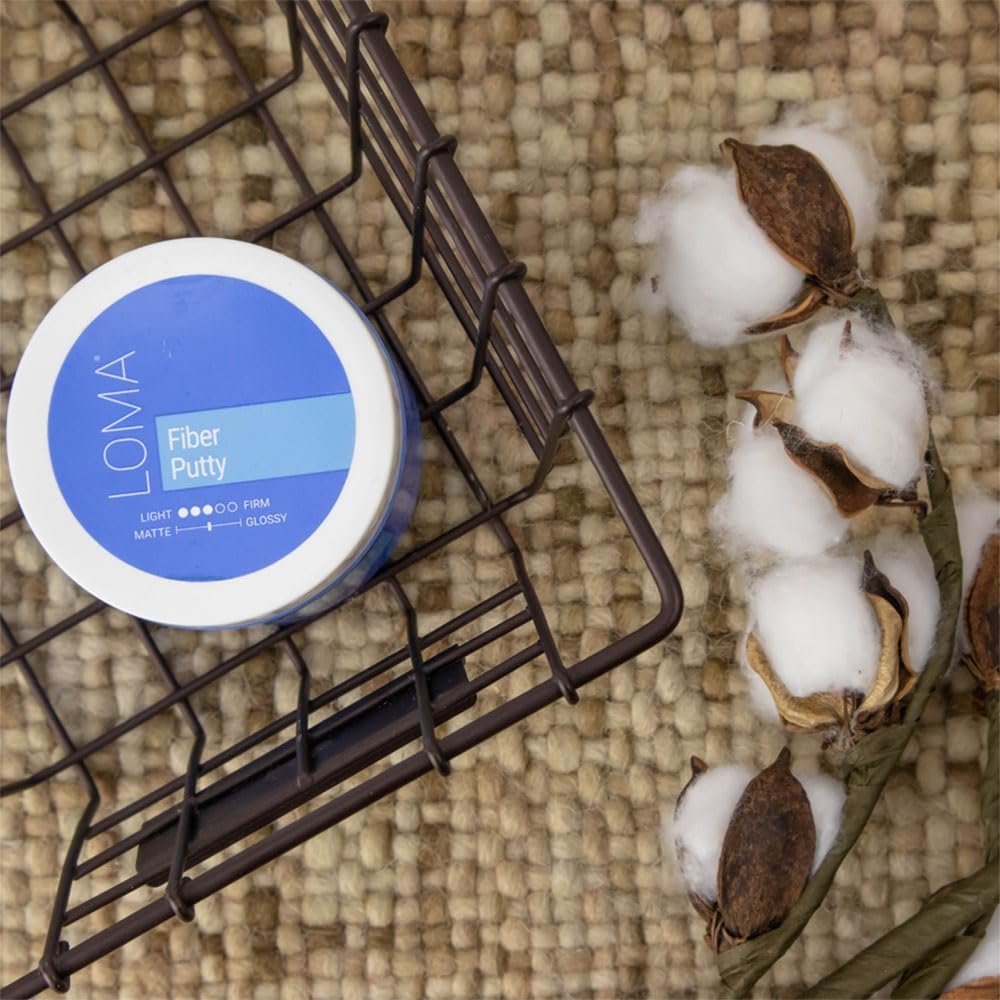 LOMA Fiber Putty 3 Ounce – White, Strong Hold Hair Styling Putty Avelisse
