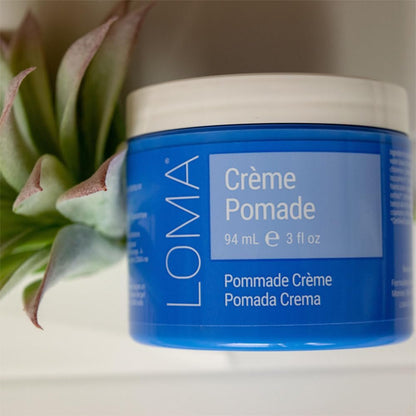 LOMA Crème Pomade – 3 oz Firm Hold Styling Pomade for Defined, Flexible Styles Avelisse