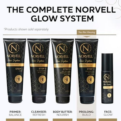 Norvell Prolong Self Tanner Color Extender Moisturizing Lotion 8.5 fl oz – Hydrating Sunless Tanning Enhancer for Longer Lasting Color, Even Fade Avelisse
