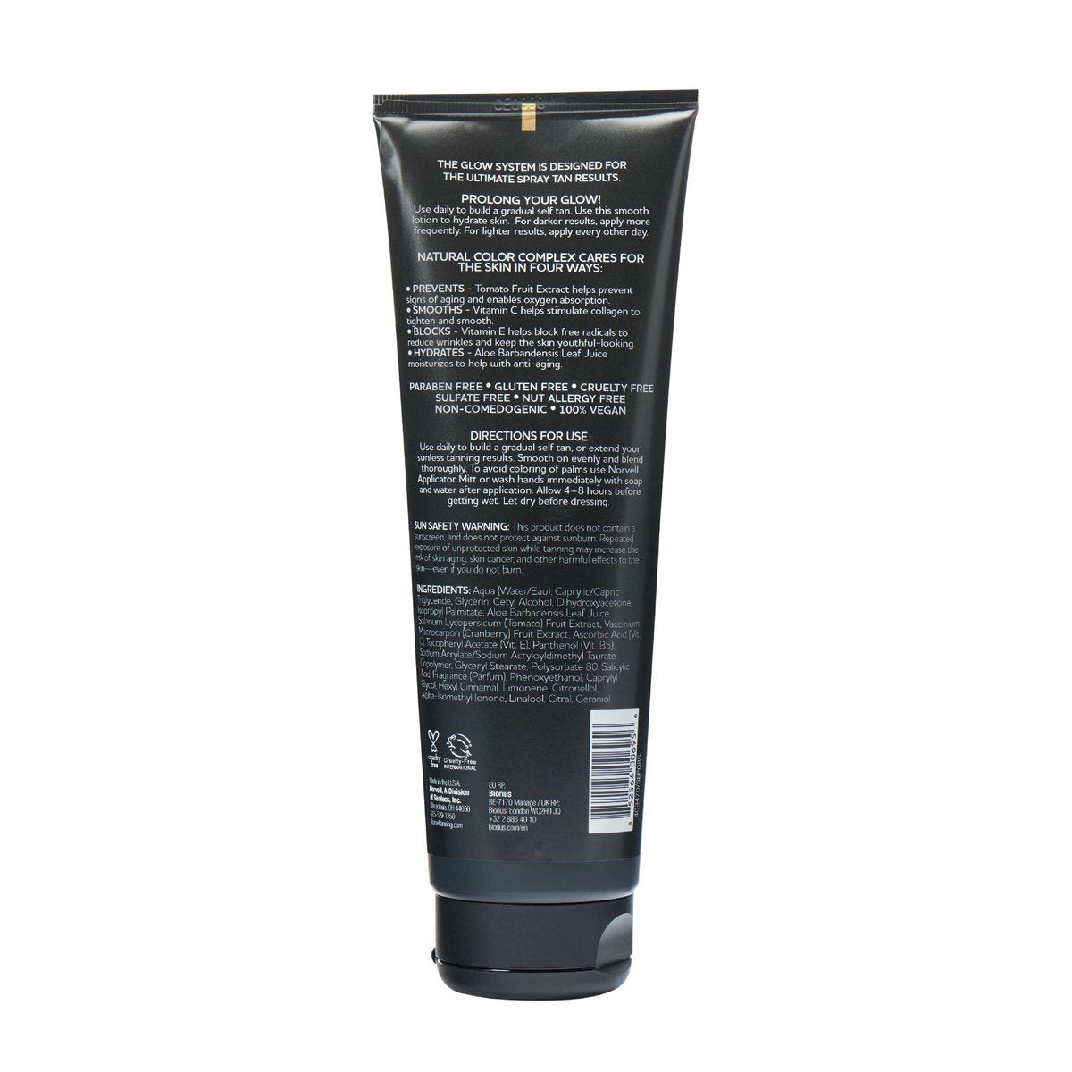 Norvell Prolong Self Tanner Color Extender Moisturizing Lotion 8.5 fl oz – Hydrating Sunless Tanning Enhancer for Longer Lasting Color, Even Fade Avelisse