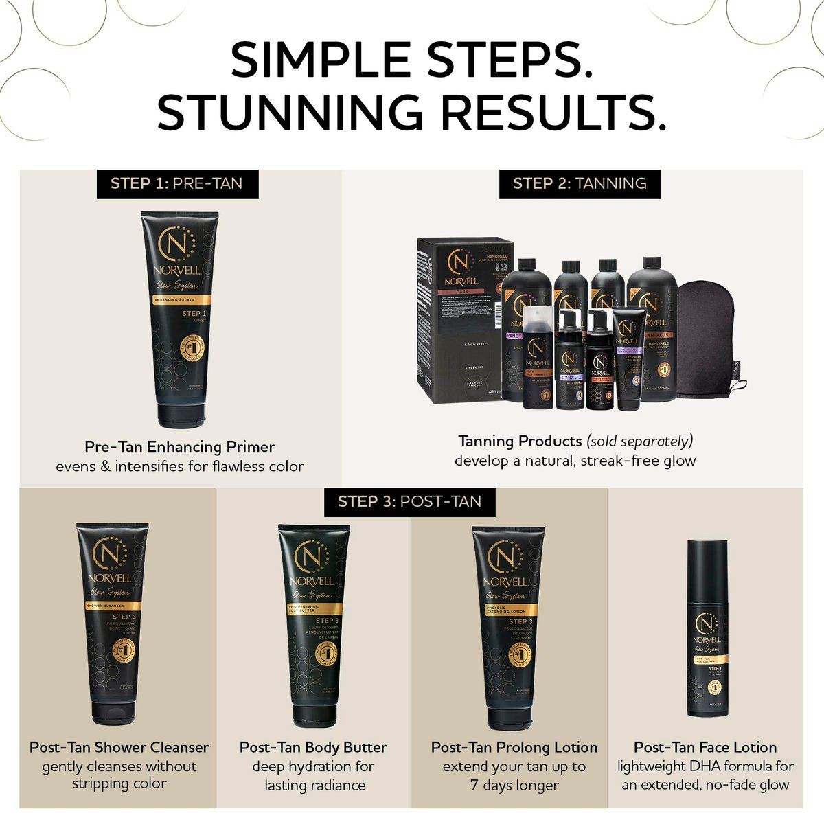 Norvell Prolong Self Tanner Color Extender Moisturizing Lotion 8.5 fl oz – Hydrating Sunless Tanning Enhancer for Longer Lasting Color, Even Fade Avelisse