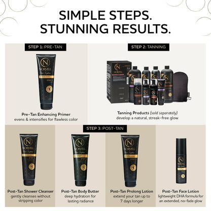 Norvell Prolong Self Tanner Color Extender Moisturizing Lotion 8.5 fl oz – Hydrating Sunless Tanning Enhancer for Longer Lasting Color, Even Fade Avelisse