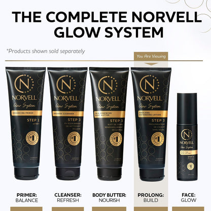Norvell Prolong Self Tanner Color Extender Moisturizing Lotion 8.5 fl oz – Hydrating Sunless Tanning Enhancer for Longer Lasting Color, Even Fade Avelisse