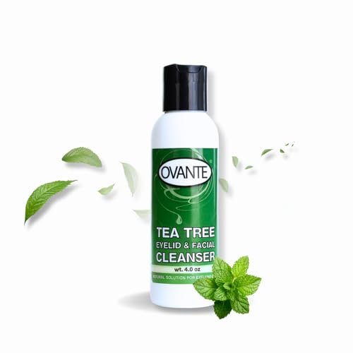 OVANTE Tea Tree Oil Eyelid & Facial Cleanser Wash for Demodex Prone Skin, 4 oz Avelisse