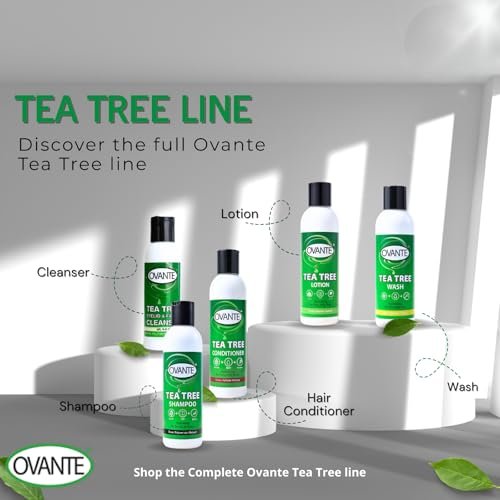 OVANTE Tea Tree Oil Eyelid & Facial Cleanser Wash for Demodex Prone Skin, 4 oz Avelisse