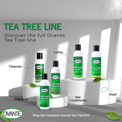 OVANTE Tea Tree Oil Eyelid & Facial Cleanser Wash for Demodex Prone Skin, 4 oz Avelisse