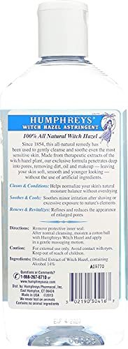 Humphrey's Homeopathic Remedies Witch Hazel Astringent Gentle, 8 oz. - görsel 4