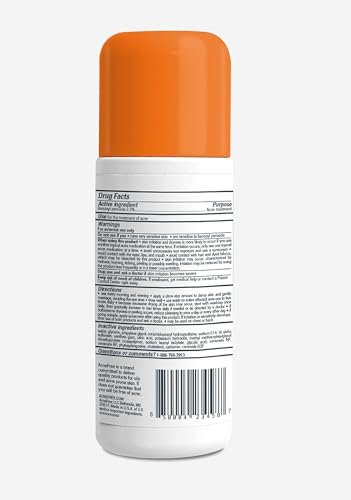 AcneFree Oil-Free Cleanser with Benzoyl Peroxide 2.5% and Glycolic Acid – Unscented, 8 Fl Oz - görsel 7