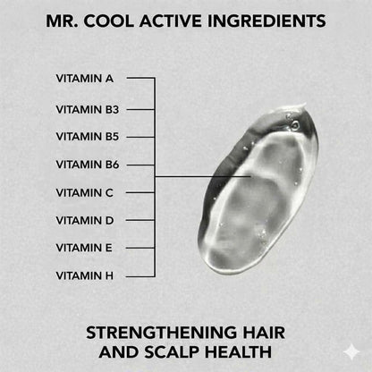 Hair Situation Mr. Cool Wet Look Strong Hold Hair Gel - 8 Fl Oz, High Shine, Anti-Humidity, Anti-Frizz, Alcohol-Free, No Flake, Vitamin-Enriched