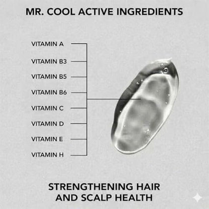 Hair Situation Mr. Cool Wet Look Strong Hold Hair Gel - 8 Fl Oz, High Shine, Anti-Humidity, Anti-Frizz, Alcohol-Free, No Flake, Vitamin-Enriched