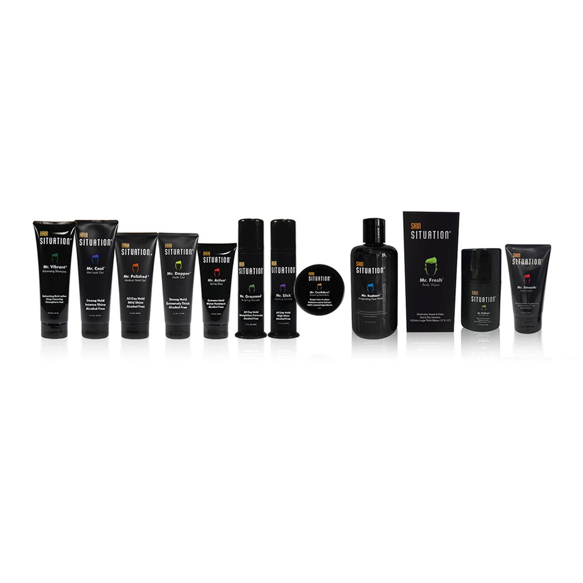 Hair Situation Mr. Cool Wet Look Strong Hold Hair Gel - 8 Fl Oz, High Shine, Anti-Humidity, Anti-Frizz, Alcohol-Free, No Flake, Vitamin-Enriched - görsel 15
