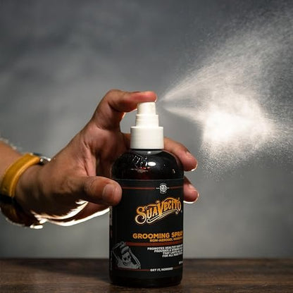 Suavecito Non-Aerosol Hairspray for Men – 8 oz – Classic Barber Scent, Strong Hold, Medium Shine – Works on All Hair Types Avelisse