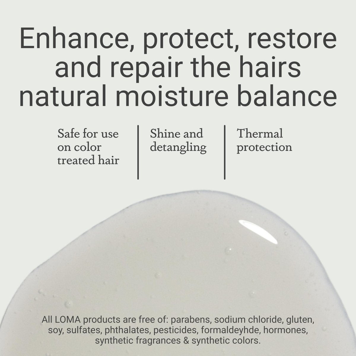 LOMA Daily Shampoo – Gentle Cleansing for All Hair Types (Liter) Avelisse