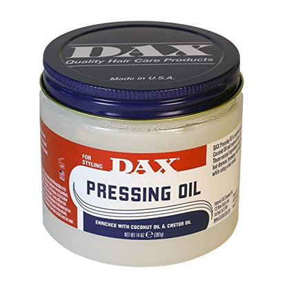 DAX Pressing Oil for Hair – Unscented, 14 oz – Professional Hair Treatment Oil for Dry Scalp & Styling
