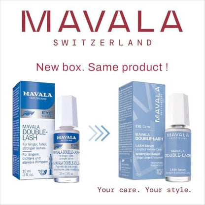 Mavala Double Lash Eyelash Treatment Serum for Longer, Thicker Lashes