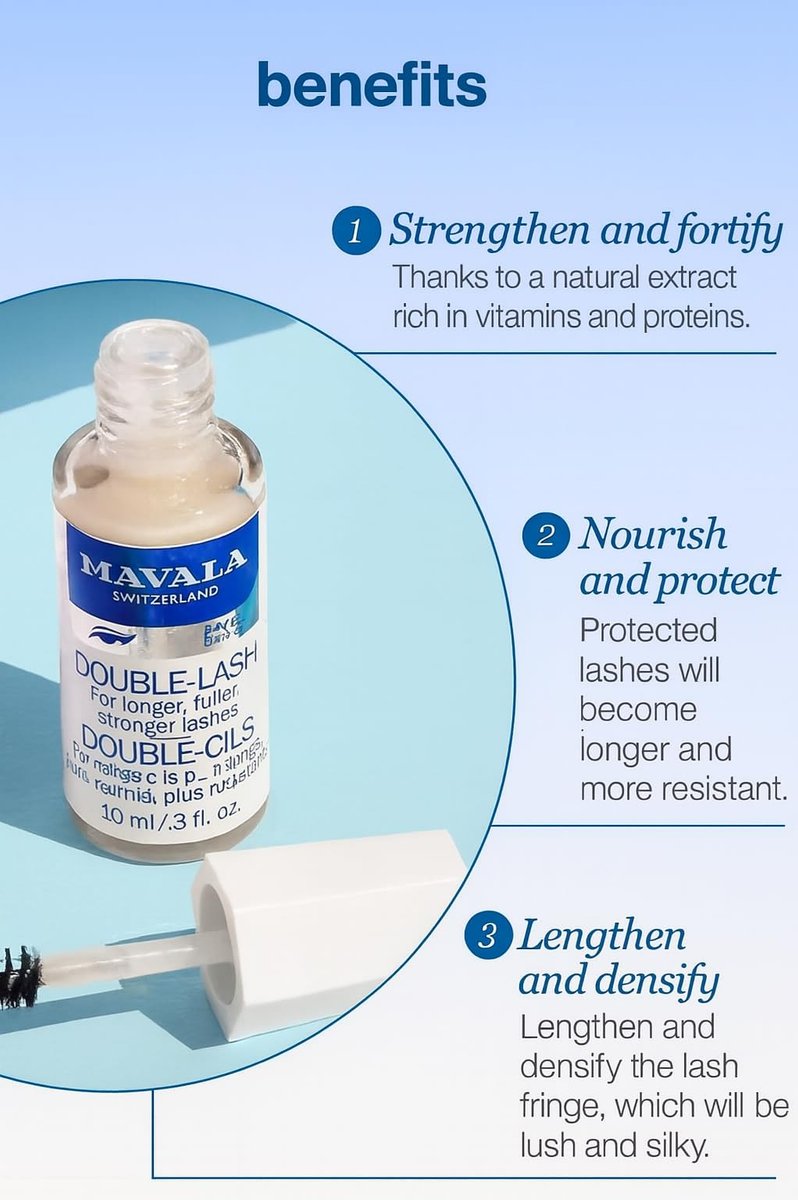 Mavala Double Lash Eyelash Treatment Serum for Longer, Thicker Lashes - görsel 11