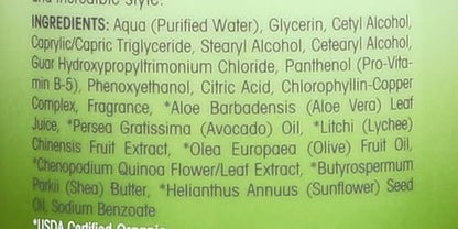 GIOVANNI 2chic Ultra-Moist Conditioner - Avocado & Olive Oil, Creamy Hydration Formula, Enriched with Aloe Vera, Shea Butter, Botanical Extracts, No Parabens, Color Safe - 24 oz