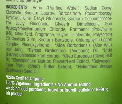 Giovanni 2chic Ultra-Moist Shampoo – Avocado & Olive Oil, 24 oz – Hydrating, Color-Safe, Paraben-Free