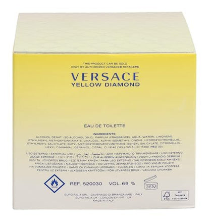 Versace Yellow Diamond Eau De Toilette Spray 50ml/1.7oz