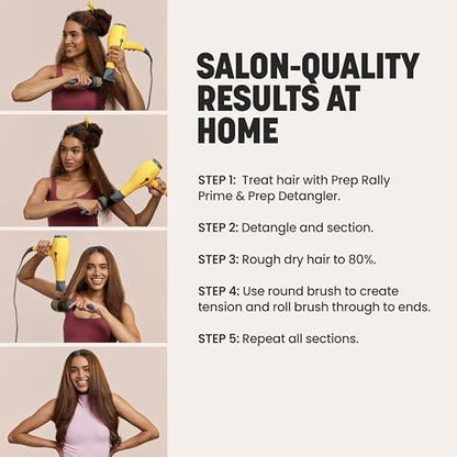 Drybar Buttercup Blow Dryer – Ultra Powerful, Lightweight Professional Hair Dryer for Faster Drying, More Shine, Less Frizz Avelisse