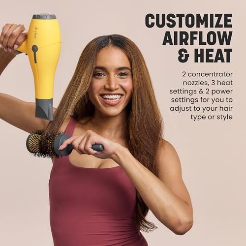 Drybar Buttercup Blow Dryer – Ultra Powerful, Lightweight Professional Hair Dryer for Faster Drying, More Shine, Less Frizz Avelisse