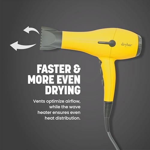 Drybar Buttercup Blow Dryer – Ultra Powerful, Lightweight Professional Hair Dryer for Faster Drying, More Shine, Less Frizz Avelisse