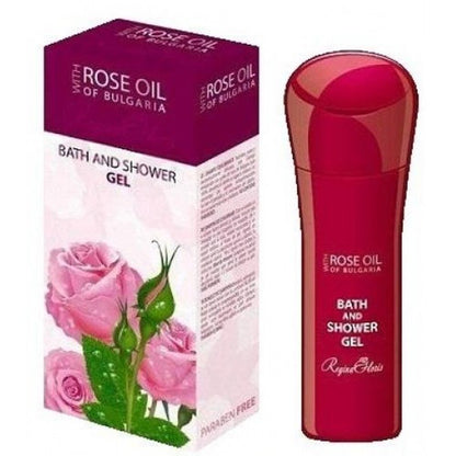 Regina Floris Bath and Shower Gel with 100% Pure Bulgarian Rose Oil – 230ml