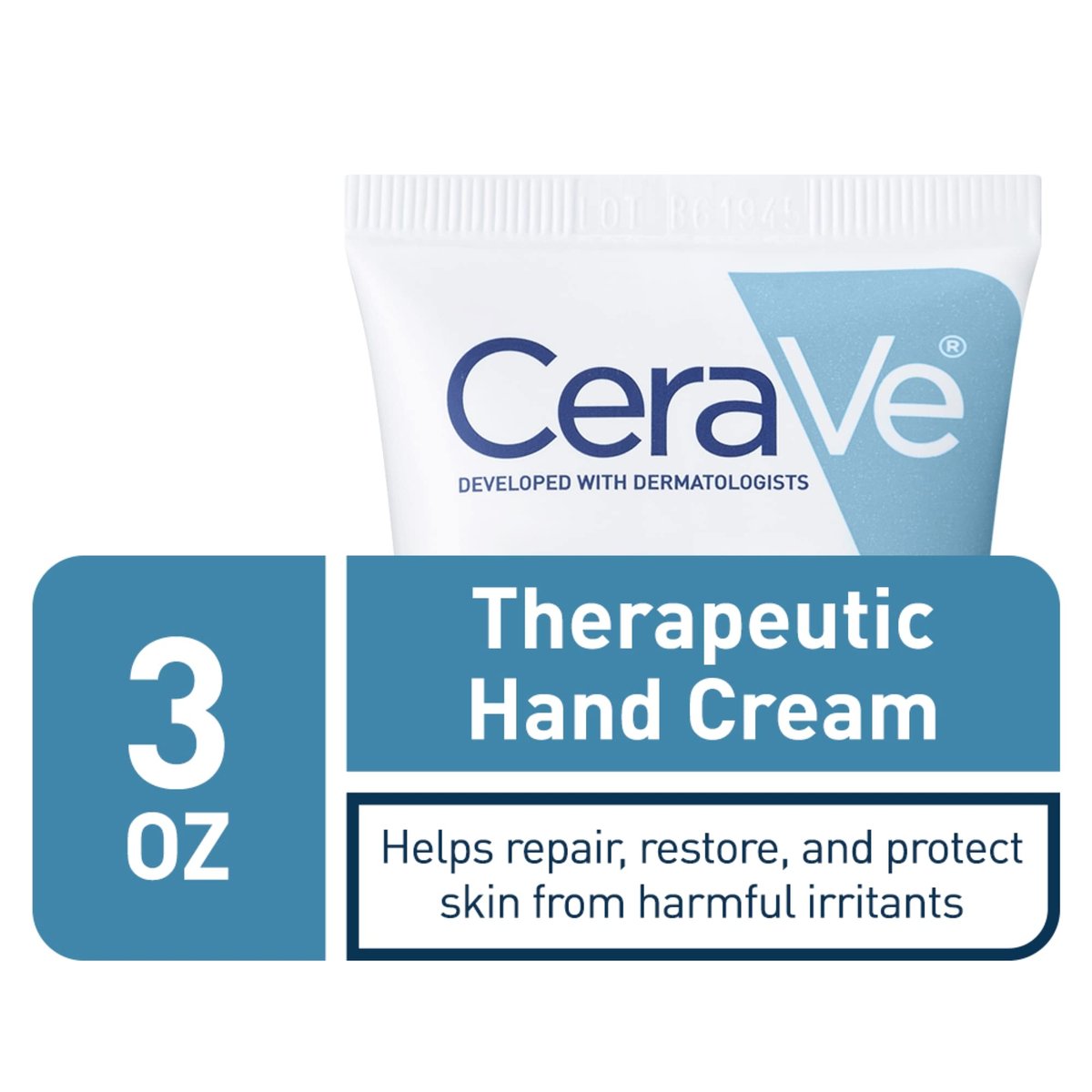 CeraVe Therapeutic Hand Cream – Fragrance Free Moisturizer for Dry, Cracked Hands with Hyaluronic Acid & Niacinamide, 3 oz Avelisse