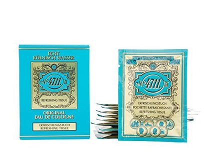4711 Original Eau de Cologne Tissues - 10 Count Pack for On-the-Go Freshness Avelisse