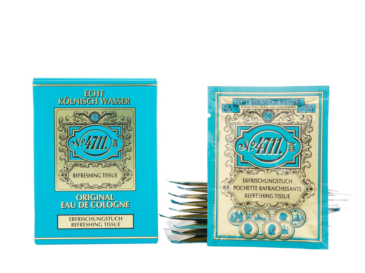 4711 Original Eau de Cologne Tissues - 10 Count Pack for On-the-Go Freshness Avelisse