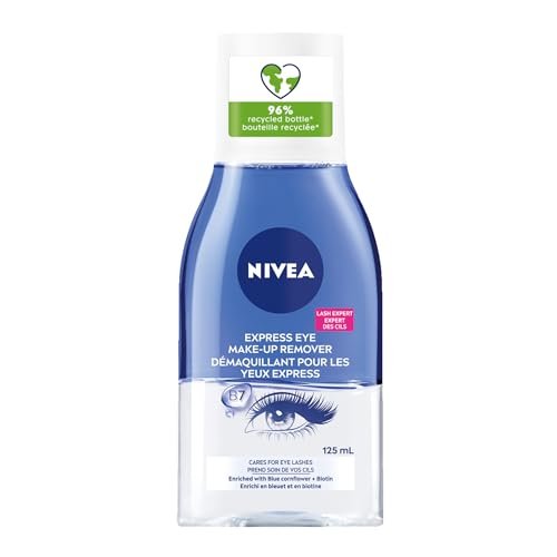 NIVEA Double Effect Eye Make-Up Remover – Gentle Micellar Water for Sensitive Eyes, 4.22 Fl Oz Avelisse