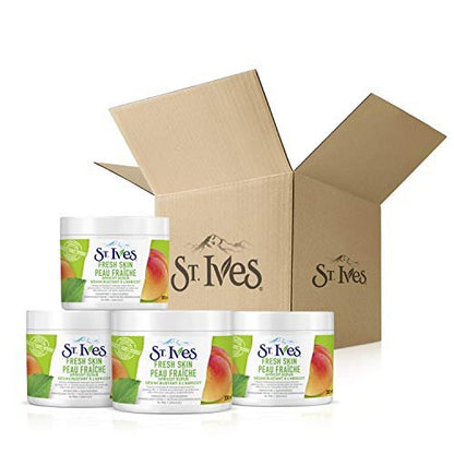 St. Ives Fresh Skin Facial Scrub – 300ml (10.14 Fl Oz) Gentle Exfoliating Face Scrub Avelisse
