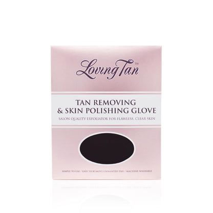 Loving Tan Reusable Self Tanner Removing & Skin Polishing Glove - Exfoliating with Light & Heavy Options, Washable & Durable Design, Suited for All Skin Types Avelisse