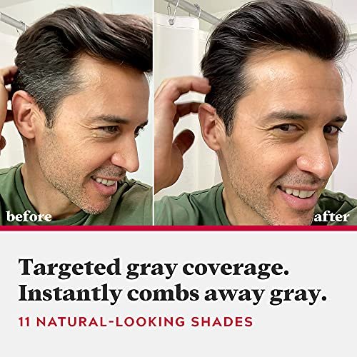 Just For Men Easy Comb-In Color - Darkest Brown A-50, Permanent Gray Hair Coloring for Men with Comb Applicator, No Mix Required - görsel 4